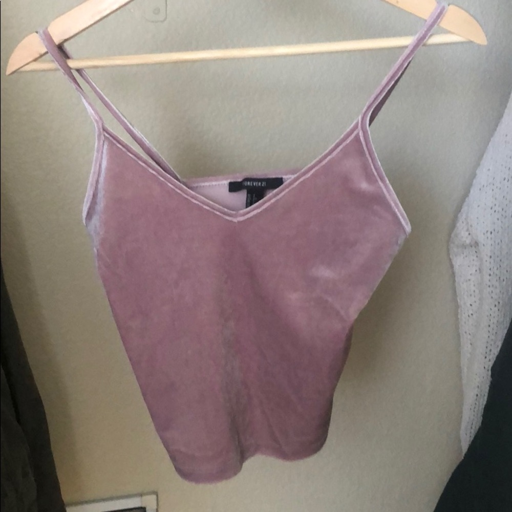 Velvet tank top